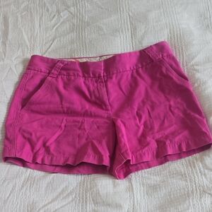 J.Crew Pink Chino Shorts City Fit Size 8